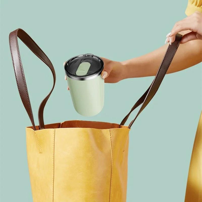 Automatic Coffee Stirring Mug Rechargeable Milk Mixing Cup Electric Stainless Steel Lazy Rotating Mug Magnetic Stirring Cup