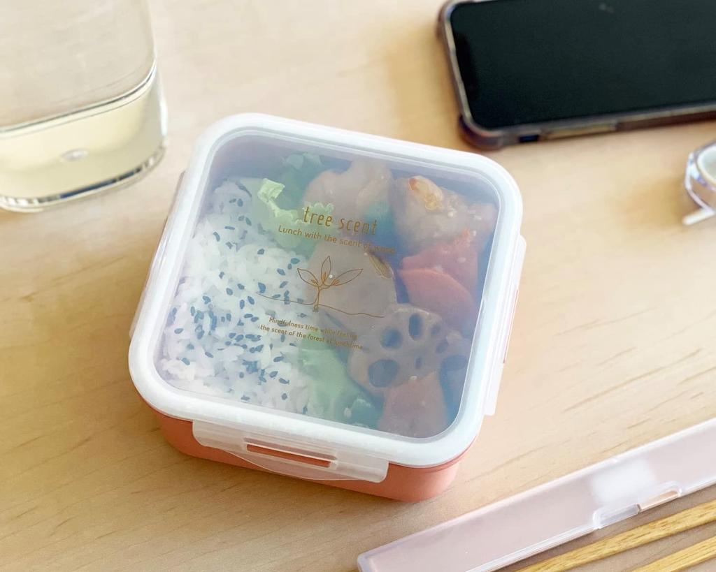 OSK Hinoki No Pla Food Container, Blue, PCL-7