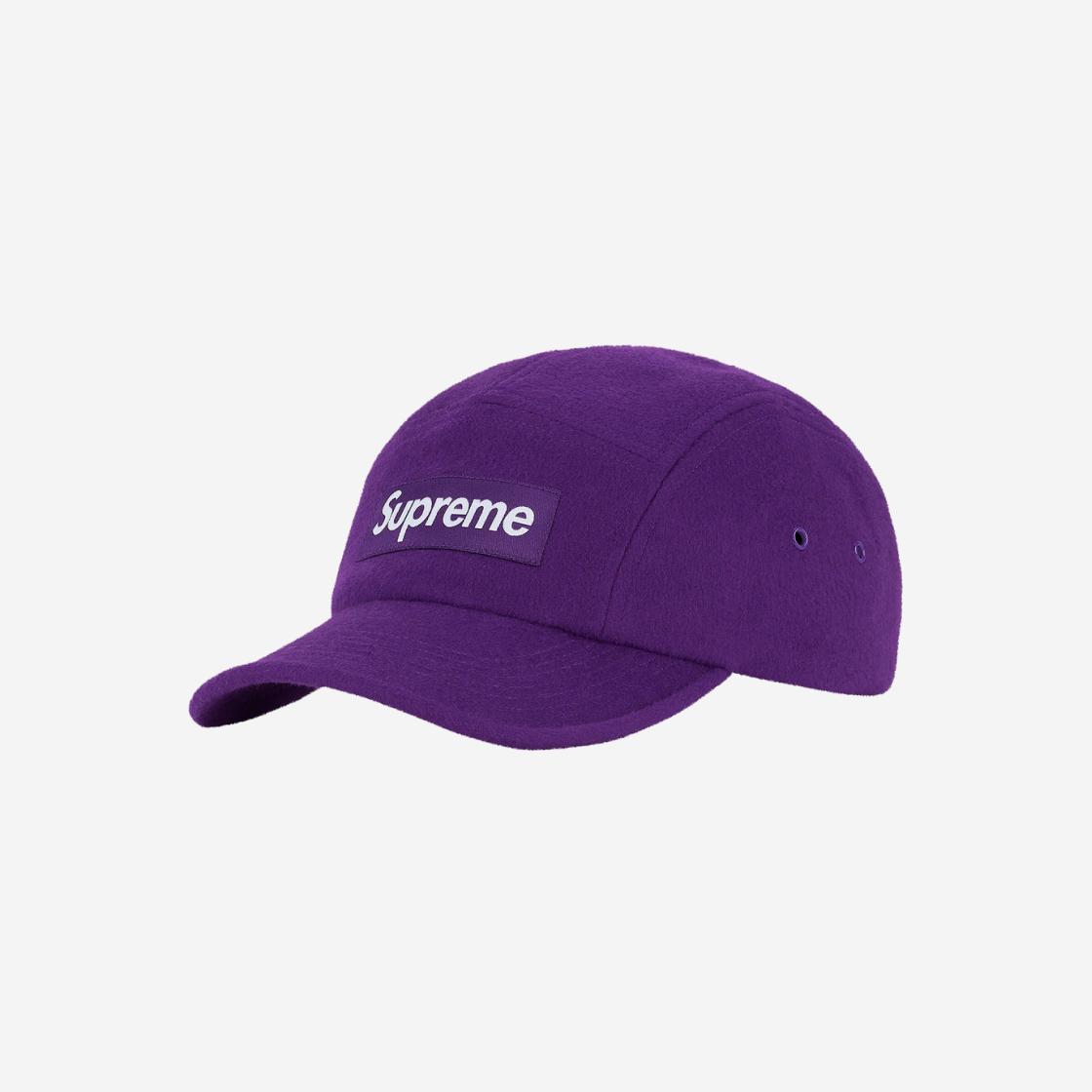 

Кепка Supreme Wool Camp Фиолетовая 21FW -