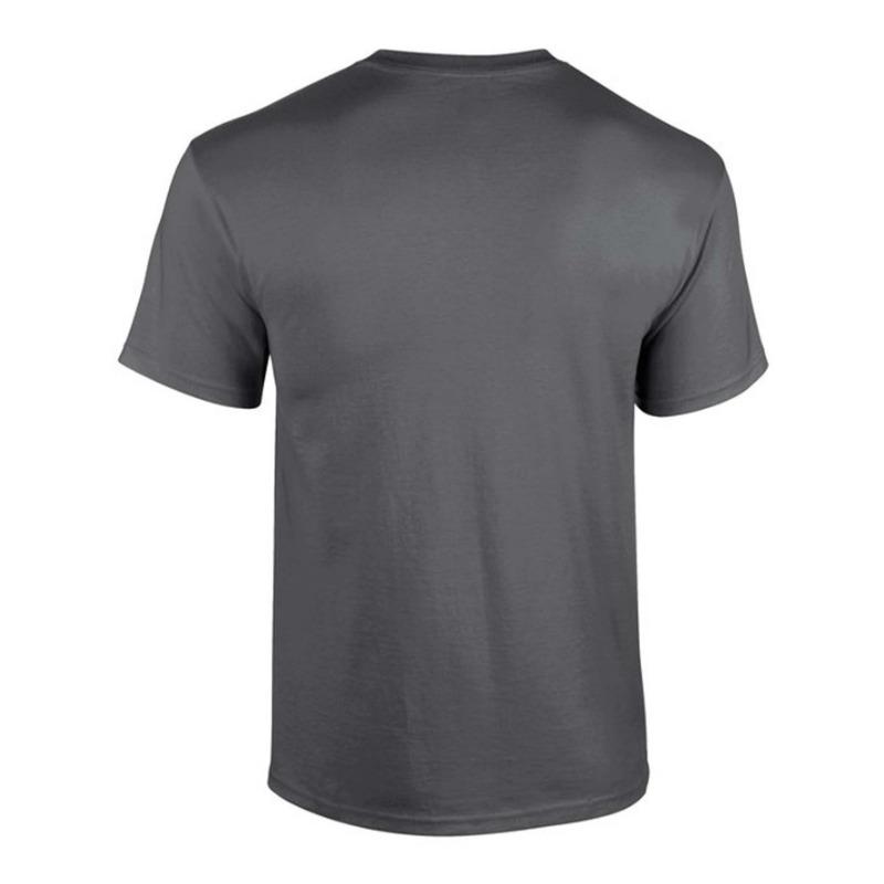 Men's 100% Cotton Heavyweight T-Shirt Heavyweight Fabric, Casual Short Sleeves and Crew Neck Design