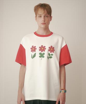MISTER CHILD Flo Combi T-Shirt White Red