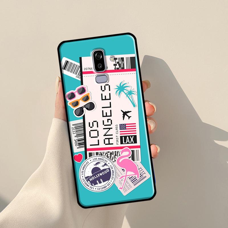 Los Angeles California Case For Samsung Galaxy J3 J5 J7 2017 A3 A5 J1 2016 J4 J6 Plus A6 A7 A8 A9 J8 2018 Coque