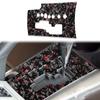 Carbon Fiber Gear Shift Knob Lever Panel Trim for Toyota RAV4 2006-2013