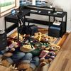 1pc Teddy Bear Christmas Sweater Chair Mat - Anime Cartoon Design, Festive Gift, Non-Slip Carpet for Office and Home Decorations.C056