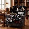Custom Name Dark Art Flannel Blanket Throw Blanket Soft Warm Sofa Bed Camping Home Decor Unique Christmas Gift