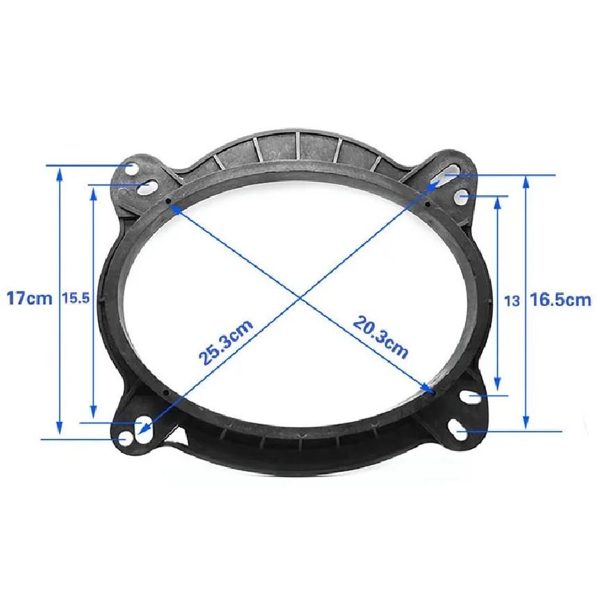 car front door Speaker mount Adapter Plates Bracket Ring mat 6*9 inch for Toyota HIGHLANDER CAMRY reiz LAND CRUISER PRADO LEXUS
