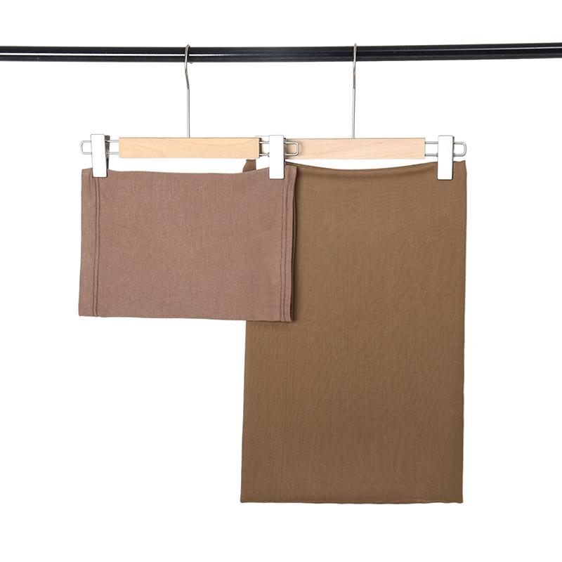 2 Pcs Set Cotton Rayon Modal Hijab Matching Color Jersey Cap Plain Cotton Muslim Women Scarf Shawl Turbante Femenino 85*185cm