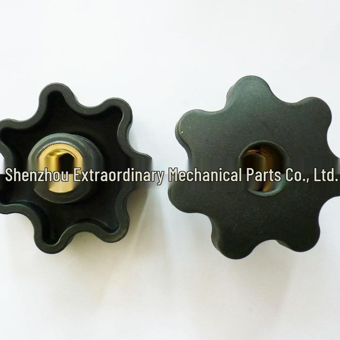 Extraordinary Plastic Pentagonal M8*40 M16*63 Five-Star Machine Handle Crank Handwheel