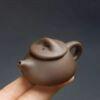 Mini Yixing Zisha Teapot Set with Tea Pet Ornament - Small Ceramic Chinese-Style for Wealth Attraction