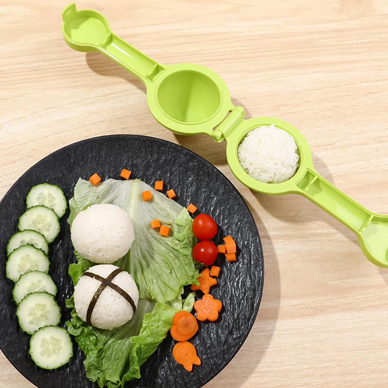 Rice Baller Ball Shaped Creativity Diy Sushi Tool Onigiri Mold Onigiri Mold Shake Molds Diy Sushi Tool For Children Home Kitchen