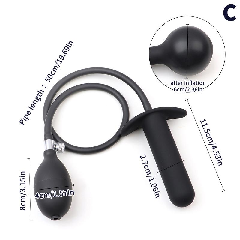 Inflatable Anal Plug Extra Large Prostate Massager G-Spot Stimulator for Men & Women Premium Comfort Adult Sex Toy Anal Dilator