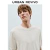 UR Men's Casual Ribbed Short Sleeve Knit Top