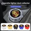 Accessoires de voiture Couvercle anti-poussière pour allume-cigare en aluminium Pour Macan Cayman 911 918 996 997 991 968 Carrera-GT