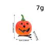 Pumpkin Hair Clip Halloween Party Accessory Funny Smiling Face Hairpin Cute Festival Headwear Spooky Pumpkin Decor
