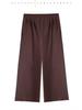 Mom's Summer Cotton Linen Two-Piece Set: Stylish, Casual Outfit for Middle-Aged and Elderly Women