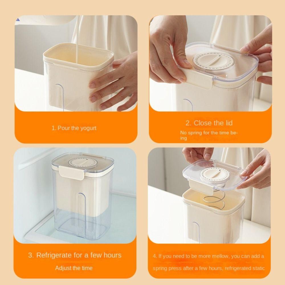 Reusable Yogurt Filter Maker Draining Whey Separator Useful Coffee Filter Maker  Milk Cheese