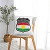 Kurdistan Shield Pride Flag Square Pillowcase Pillow Cover Cushion Throw Pillow for Home Bedroom Car