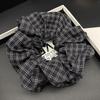 2025 Retro Plaid Fabric Scrunchie Hair Tie for Women