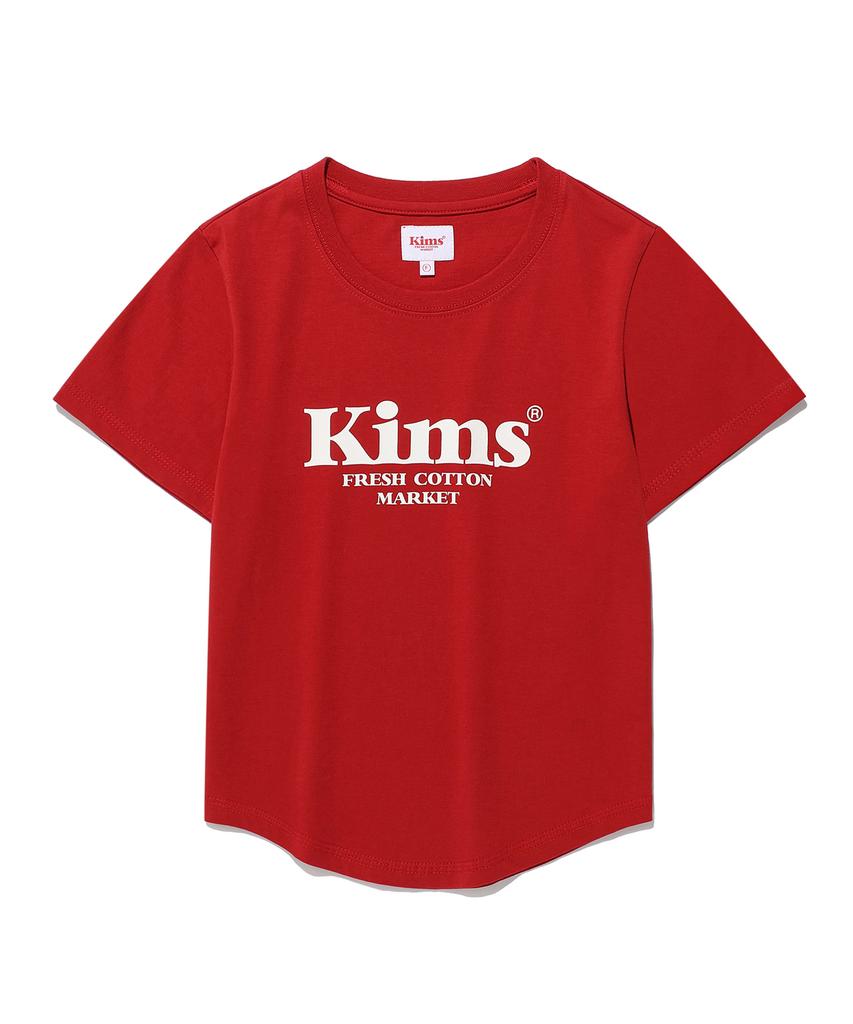 Kimseupeulesikoteunmakes (Unisex) Kims Bam Logo Tee Red