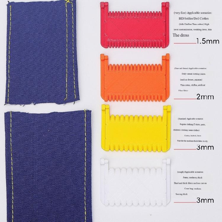 High Quality ABS Adjustable Lockstitch Tool For Sewing 1.5 4mm Stitching Adjustment Manual Hemming Device