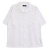 ZUCCa [Excellent Condition] CZ54FK520 Ladder Lace Embroidered Short Sleeve Shirt/ tops M whiteUsed