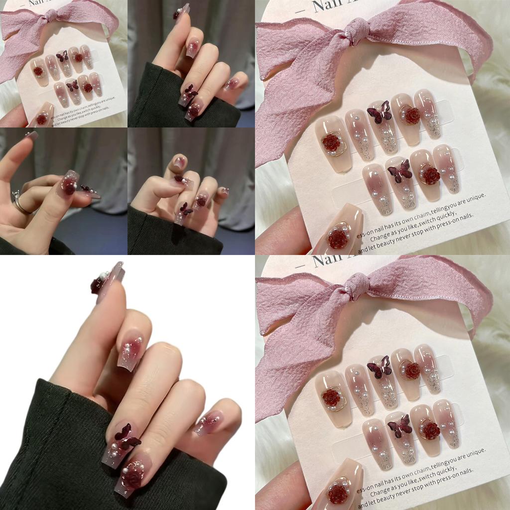 Wholesale Nail Wraps In Plum Jam Color Suitable For All Sizes Xs S M L