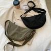 Nylon Hobos Crossbody Bag Handbag Half-moon Bag Casual Canvas Dumpling Bag  Girls