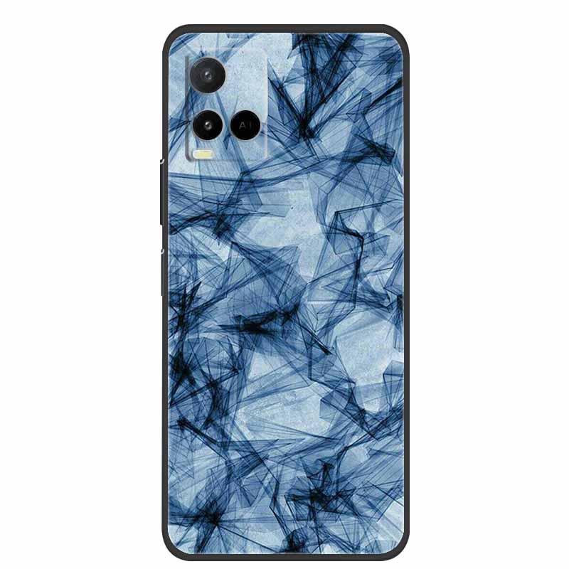 Marble Case For Vivo Y33s Silicone TPU Soft Phone Fashion Cover For Vivo Y33 S Case V2109 Funda Luxury Shockproof Cartoon Coque