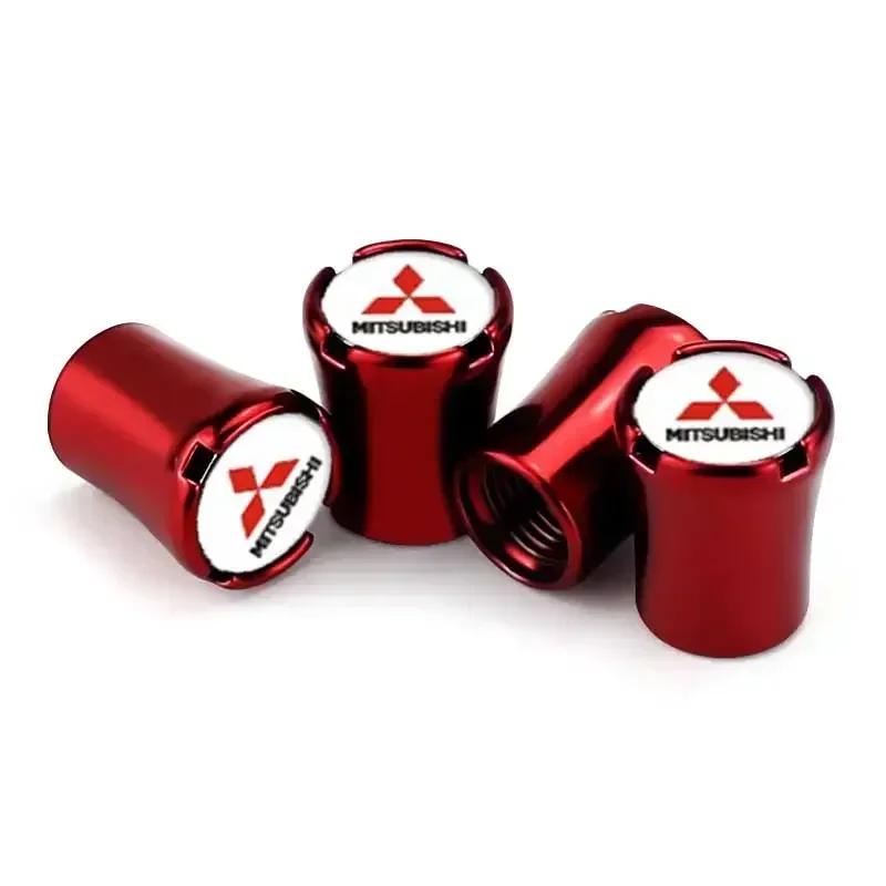 Car Styling Wheel Tire Valve Caps Cover Decoration For Mitsubishi Ralliart ASX Lancer Pajero Outlander Galant Mirage Colt L200