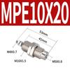 MPE Series Bore 4/6/10/15mm, Stroke 5/10/15/20mm-B  Miniature Male Threaded Micro Single Action Spring Cylinder