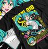 Hatsune Miku Virtual Idol T-Shirt, Unisex Vocaloid Fan Streetwear Tee, 100% Cotton Casual Short Sleeve Top