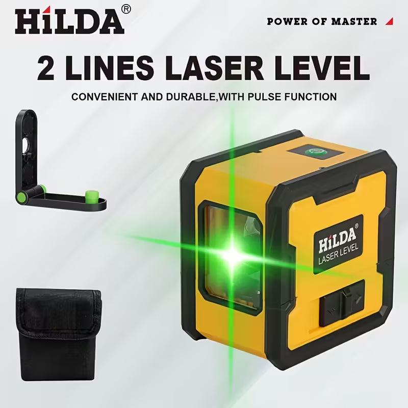 Cross Mini 5-Line, 2-Line High-Precision Infrared Laser Level with Strong Light and Water Level Meter