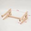 Solid Wood Ergonomic Laptop Riser Stand (14.8-17.6 Inch)
