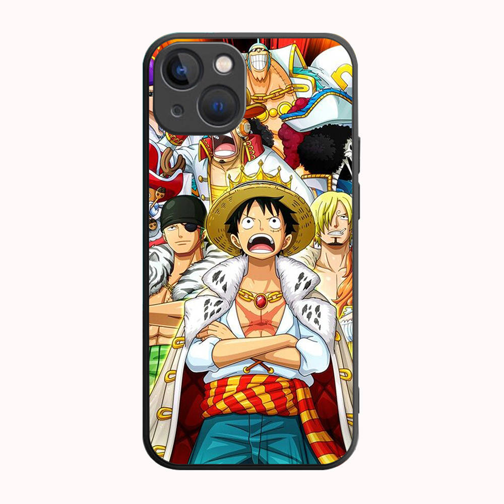 B-18 One Piece Black Case for Samsung S24 S23 S22 S21 S20 FE S10 Lite Ultra S7 S8 S9 Plus A05S A11 A12 A13 A15 A22 A24 A25 A32 A52 A71 5G