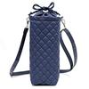 Kirschblüte Nylon Stepp Crossbody Wasserflaschenhülle (Einfarbig) MAT-SC-PLN