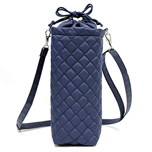 

Kirsch Blute Nylon Quilted Crossbody Water Bottle Case (Solid Color) MAT-SC-PLN