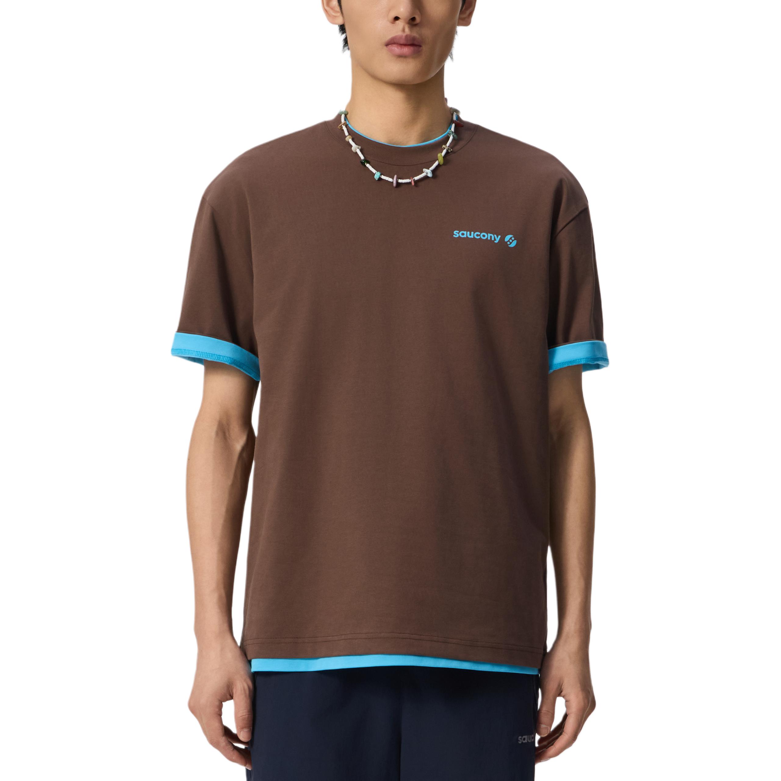 Saucony OG Crew Neck Pullover Simple Comfortable Short Sleeve T-Shirt Unisex Tops SA3269ST21G-CO113 3XL