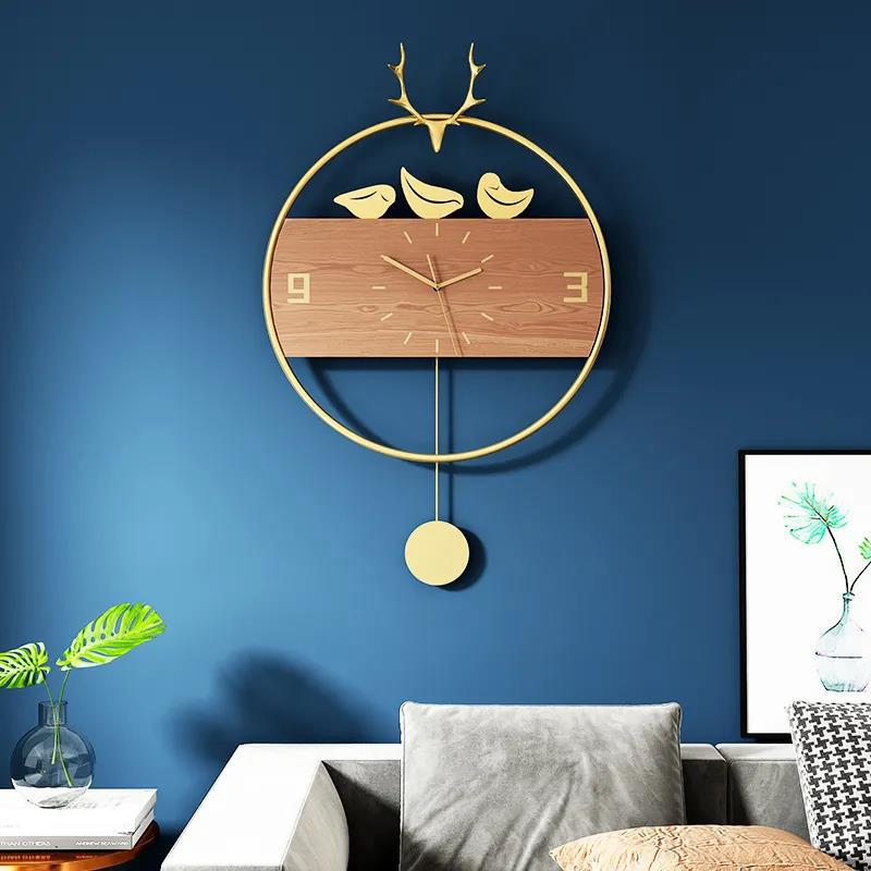 UTF4C Christmas-Deer Customized Mute Simple Roman Scale Wall Clock Home Decoration Fashion Durable Wall Clock Battery-Powered PVC Material UTF4C Christmas-Deer Customized Mute Simple Roman Scale Wall Clock Home Decoration Fashion Durable Wall Clock Battery-Powered PVC Material