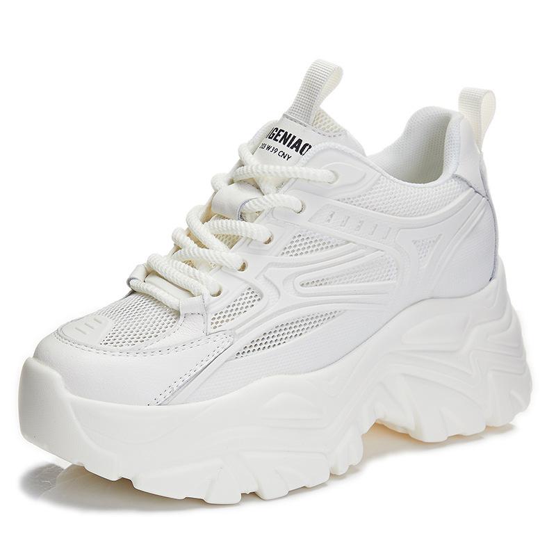 Inner height increase new spring and autumn dad shoes platform ins sports and leisure shoes A 34