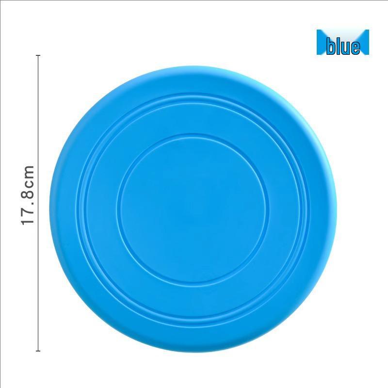 Dog Frisbee: Durable Bite-Resistant Flying Disc Toy for Training, Teething, and Interactive Play to Relieve Boredom