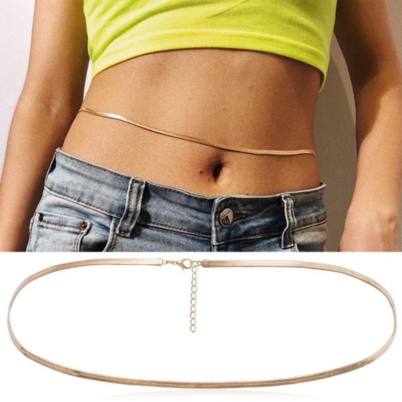 Buy Women'S Simple Waist Chain Snake 
