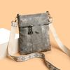 Large Capacity Travel Messenger Backpack Versatile Women's Small Square Bag Trendy Shopping Shoulder Bag Lightweight Soft Leather Bag