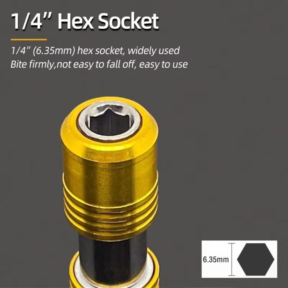 Double Head Bit Holder Portable Electric Drill Holder New Extension Socket