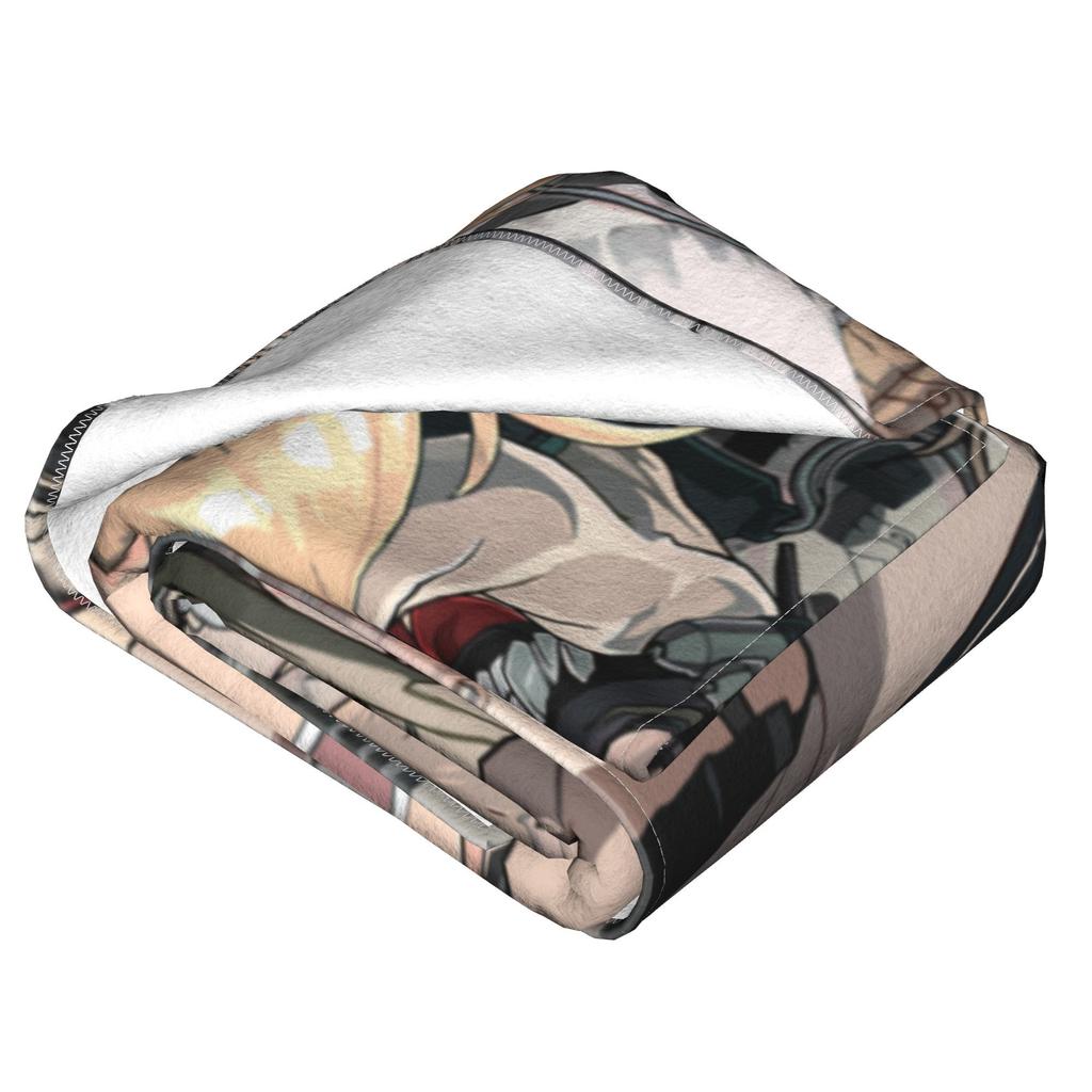 Himiko Toga Tribute Pattern Knitted Blanket Fleece Boku No My Hero Academia Manga Super Soft Throw Blankets Travel Bedspread
