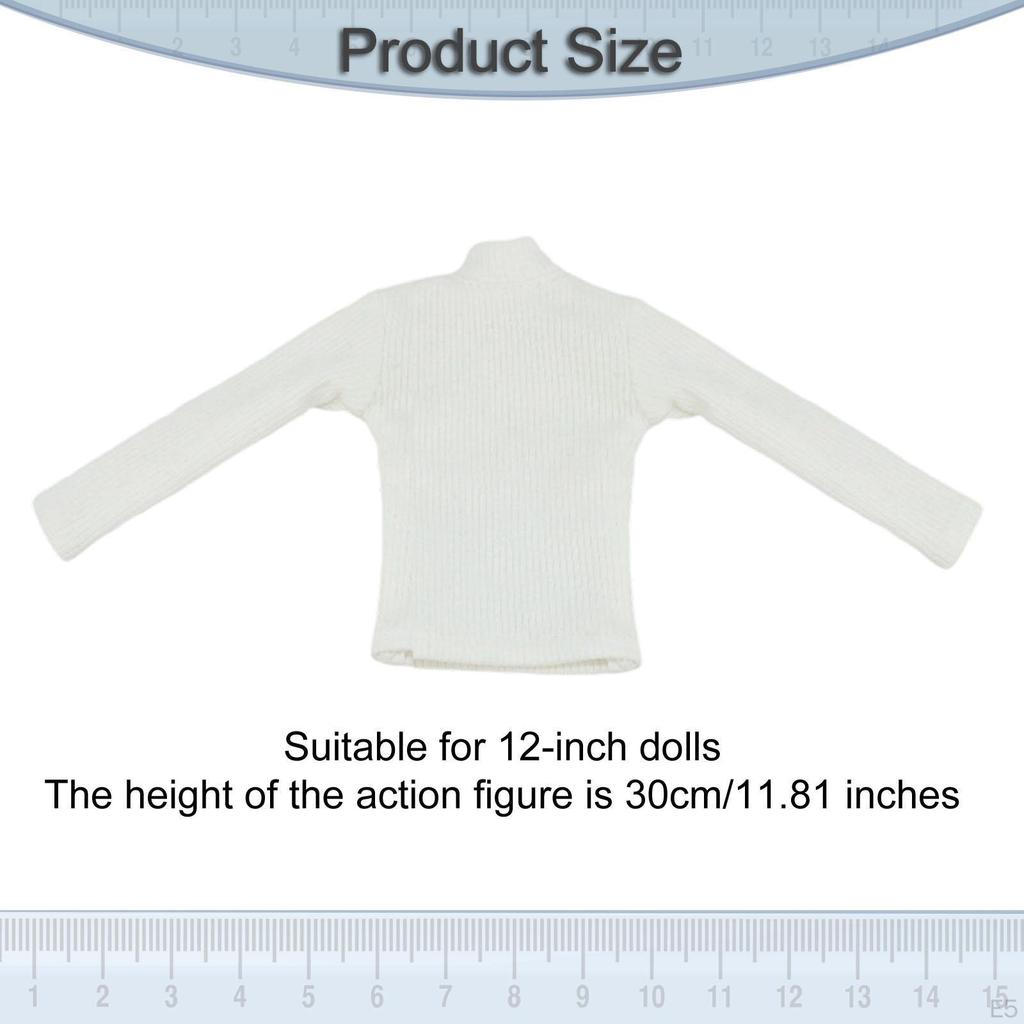1/6 Action Figure Clothes 12 inch Male Dressing up Long Sleeved Model Trendy Doll Knitted