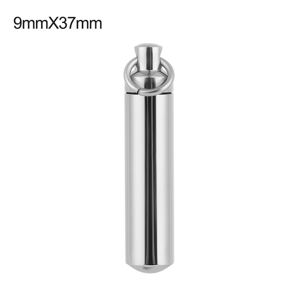 Charm Pill Case Aromatherapy Jewelry Perfume Vial Pendant Wishing Bottle Cylinder Tube Ashes Urn