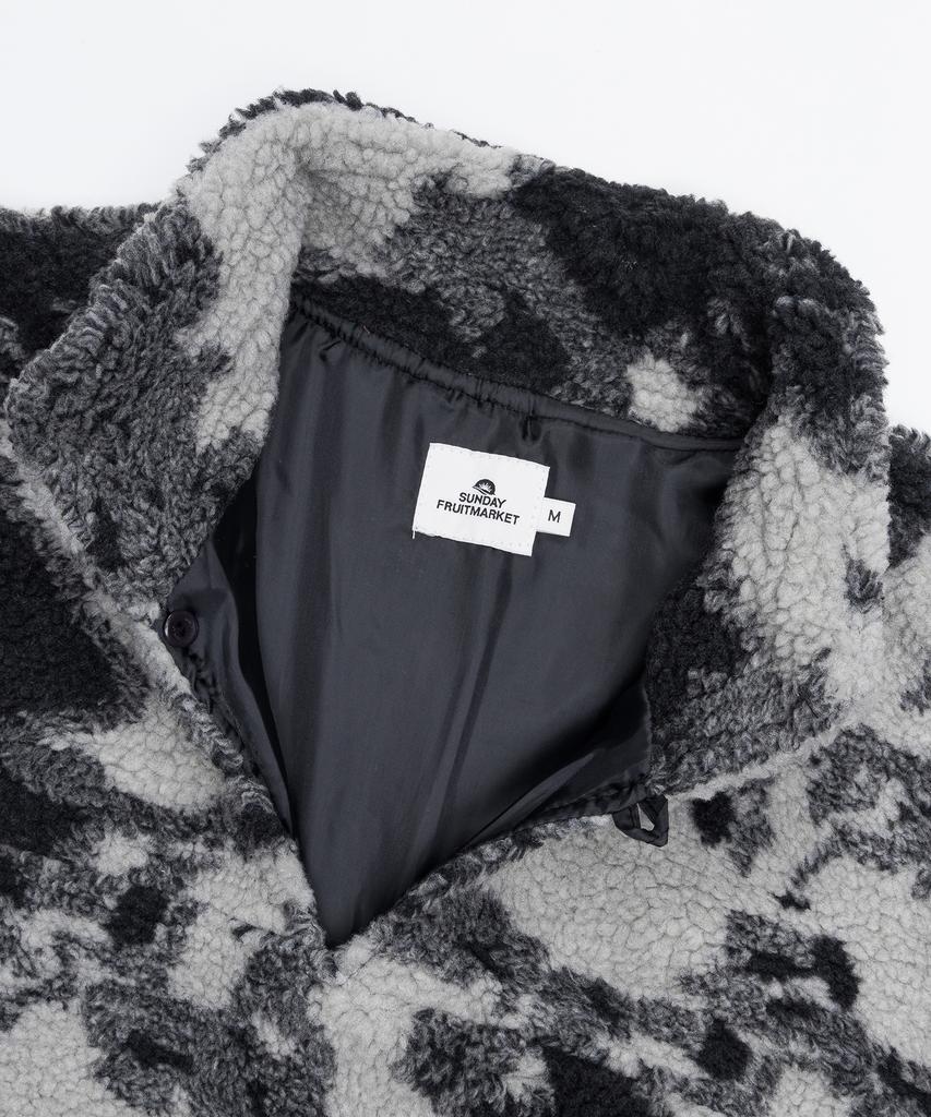 Sunday Fruit Market Sherpa Pullover Charcoal