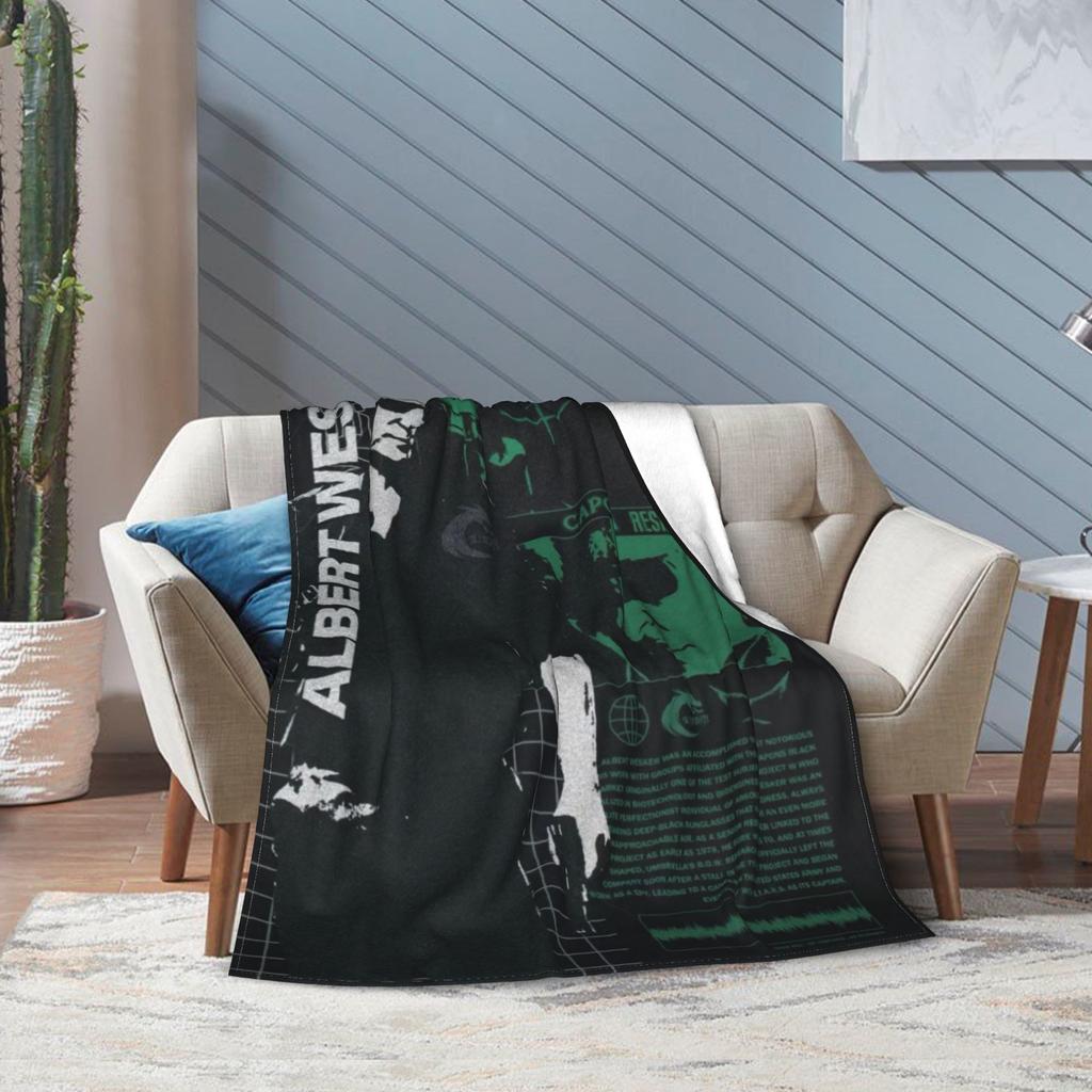 Albert Wesker  Blanket Warm Cozy Fluffy Throw Blankets for Couch 50x60 Inch Multiple Sizes Bedding Throws