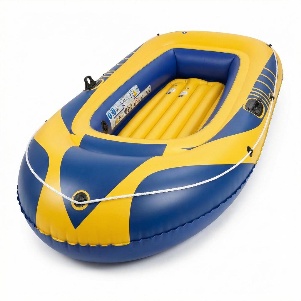 Durable Outdoor Inflatable Kayak: Fishing Boat with Thickened Wear-Resistant PVC