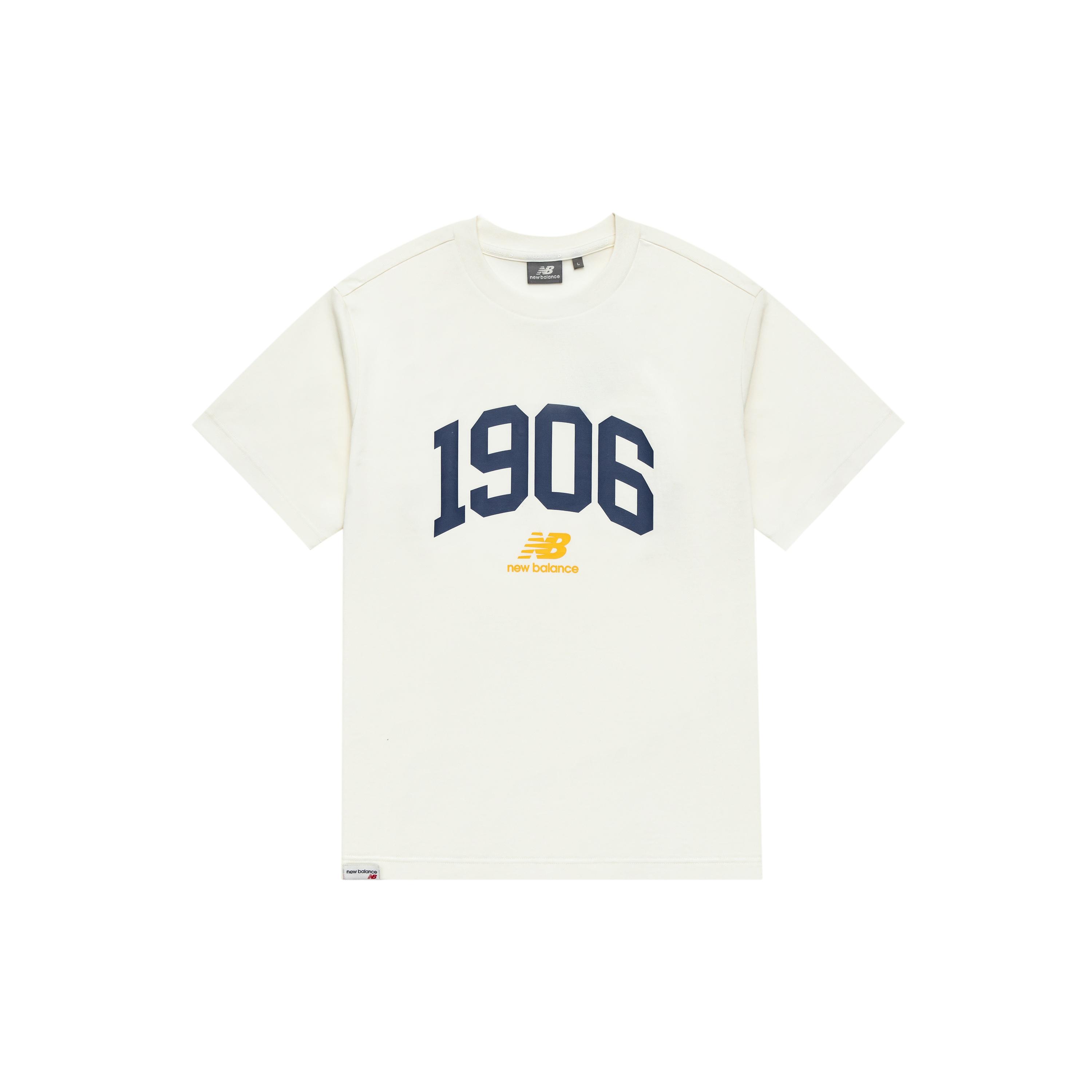 New Balance 1906 Graphic T-Shirt Asia Sizing White Blue Men s 5ED25793-IV XL